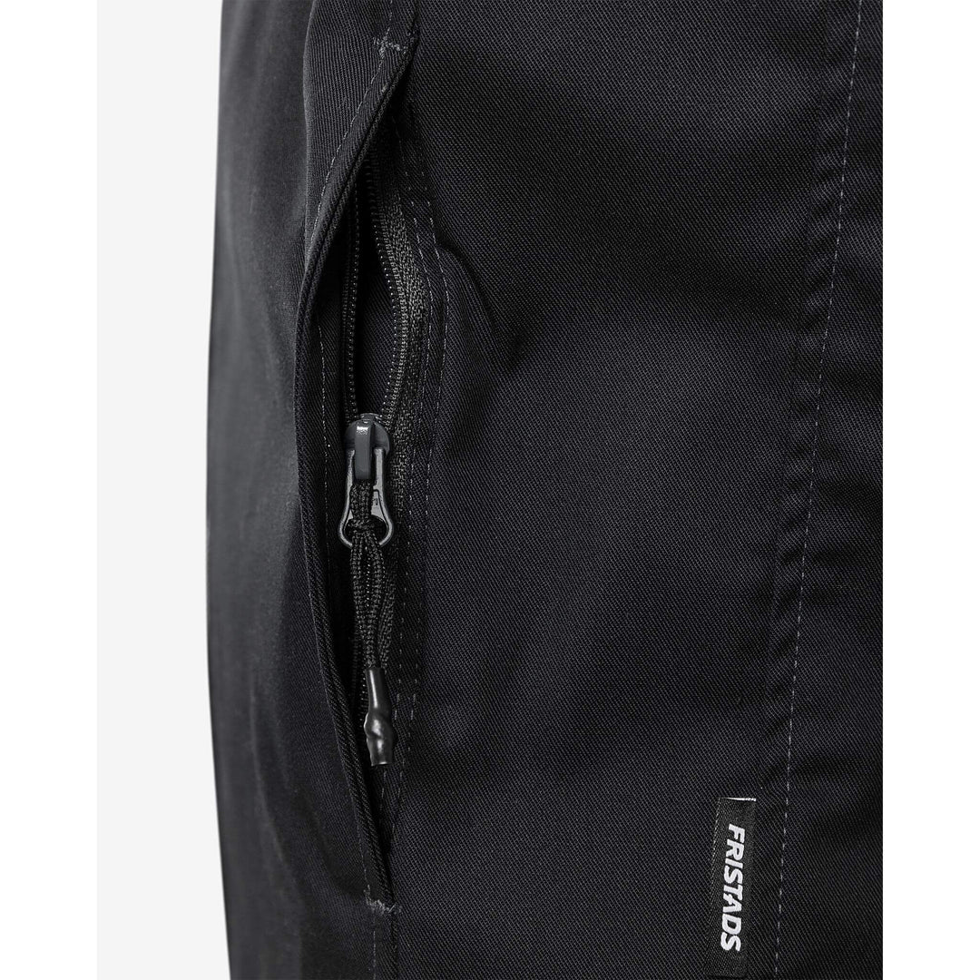 Fristads Lightweight Waistcoat Gilet- 5555 STFP Black/Grey Detail2#colour_black-grey