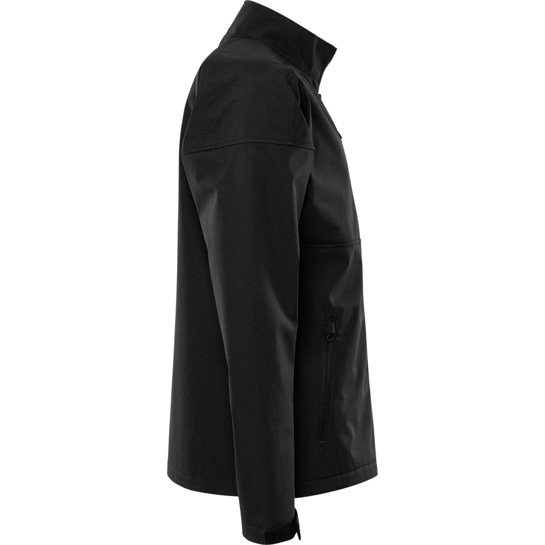 Fristads Lightweight Water Resistant Softshell Jacket - 1476 SBT Black Back3#colour_black