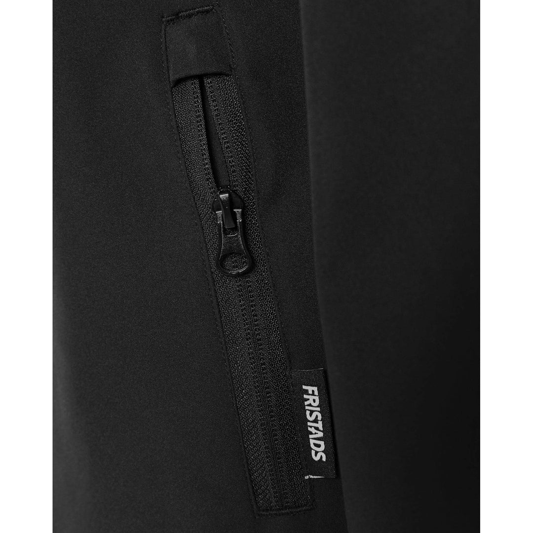 Fristads Lightweight Water Resistant Softshell Jacket - 1476 SBT Black Detail3#colour_black