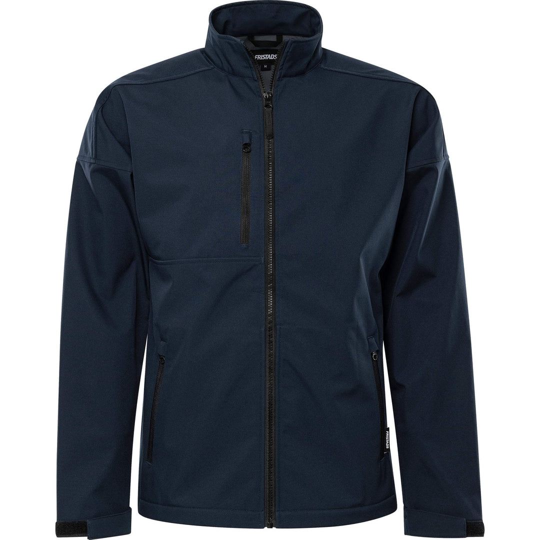 Fristads Lightweight Water Resistant Softshell Jacket - 1476 SBT Dark Navy Front1#colour_dark-navy
