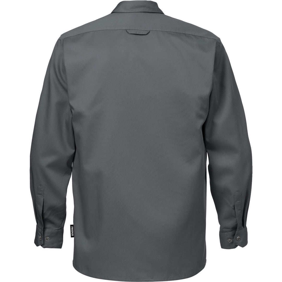Fristads Long Sleeve Shirt - 720 B60 Dark Grey Back1#colour_dark-grey