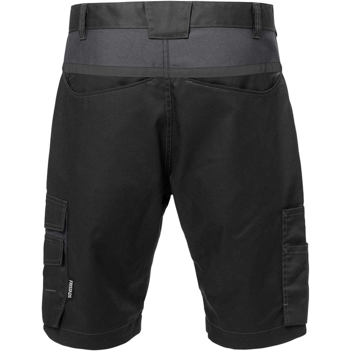 Fristads Mechanical Stretch Shorts - 2562 STFP Black/Grey Back1#colour_black-grey