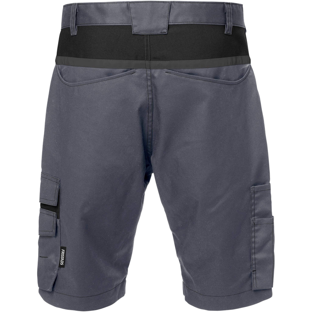Fristads Mechanical Stretch Shorts - 2562 STFP Grey/Black Back1#colour_grey-black