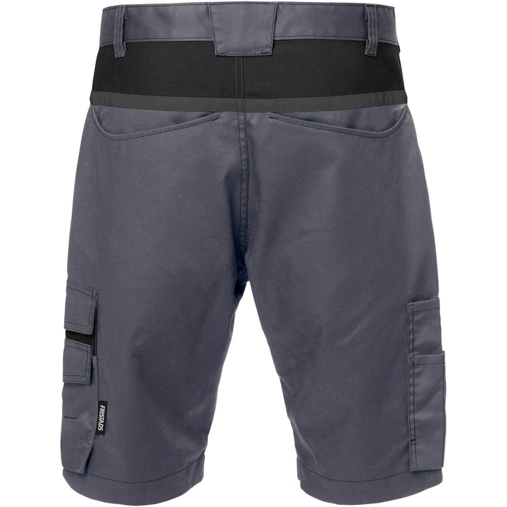 Fristads Mechanical Stretch Shorts - 2562 STFP Grey/Black Back1#colour_grey-black