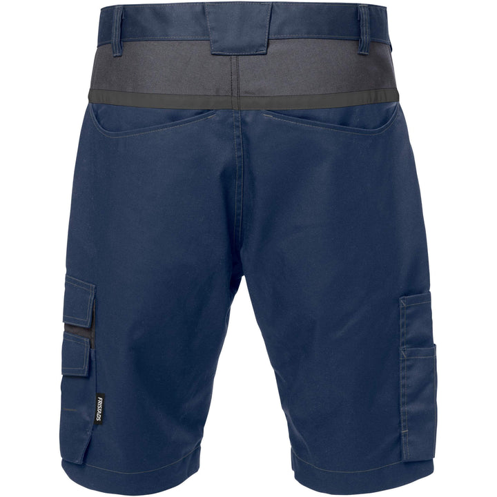 Fristads Mechanical Stretch Shorts - 2562 STFP Navy/Grey Back1#colour_navy-grey
