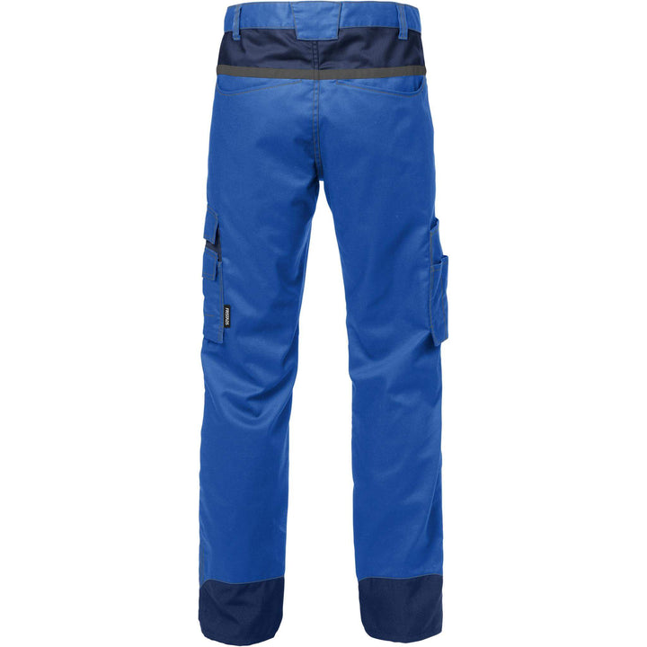 Fristads Mechanical Stretch Trousers - 2552 STFP Royal Blue/Navy Back1#colour_royal-blue-navy