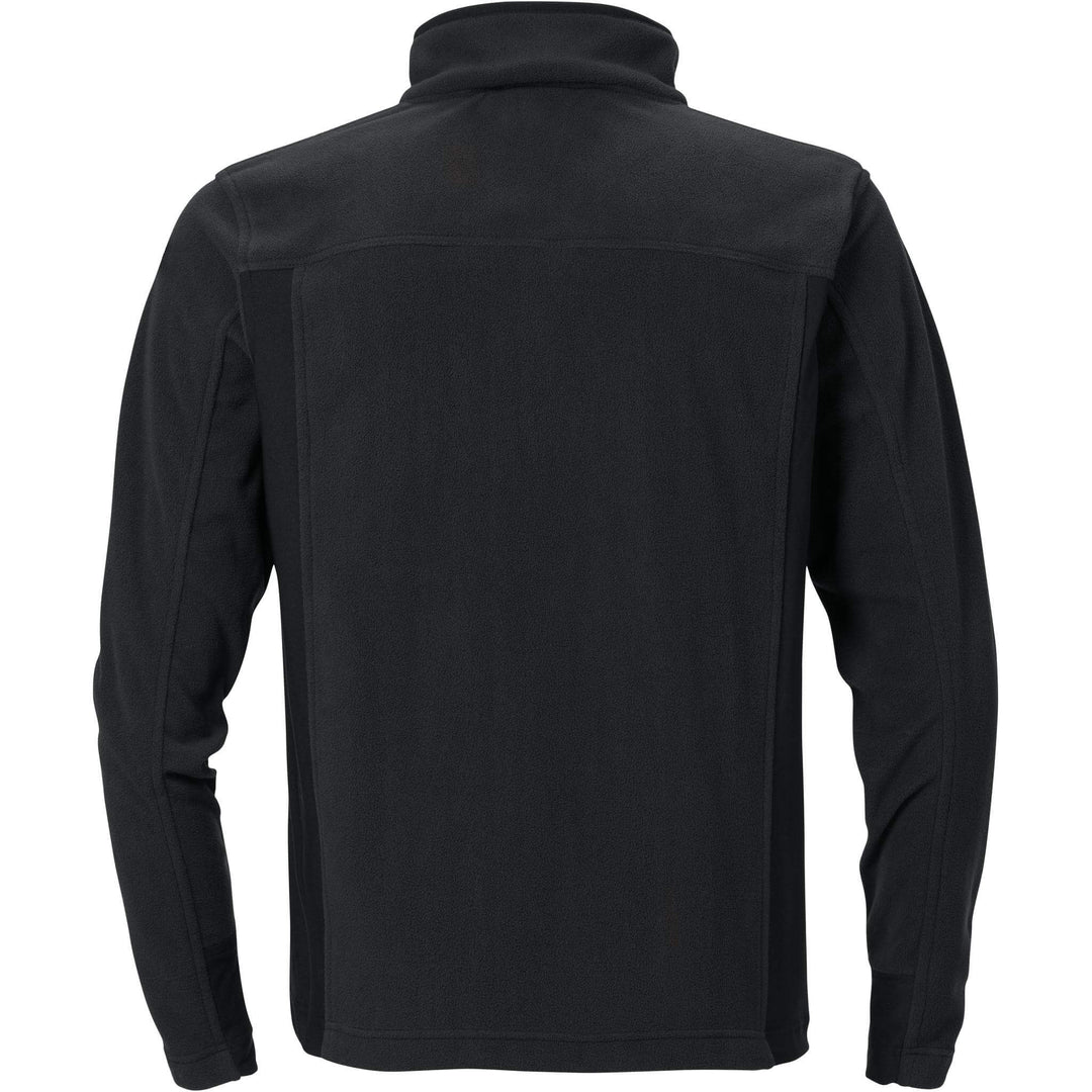 Fristads Micro Fleece Jacket - 4003 MFL Black Back1#colour_black