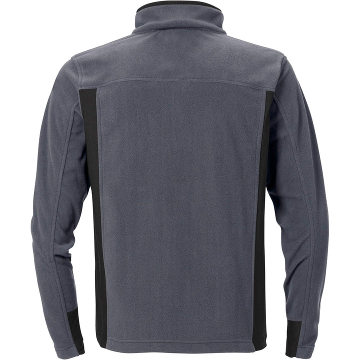 Fristads Micro Fleece Jacket - 4003 MFL Grey/Black Back1#colour_grey-black