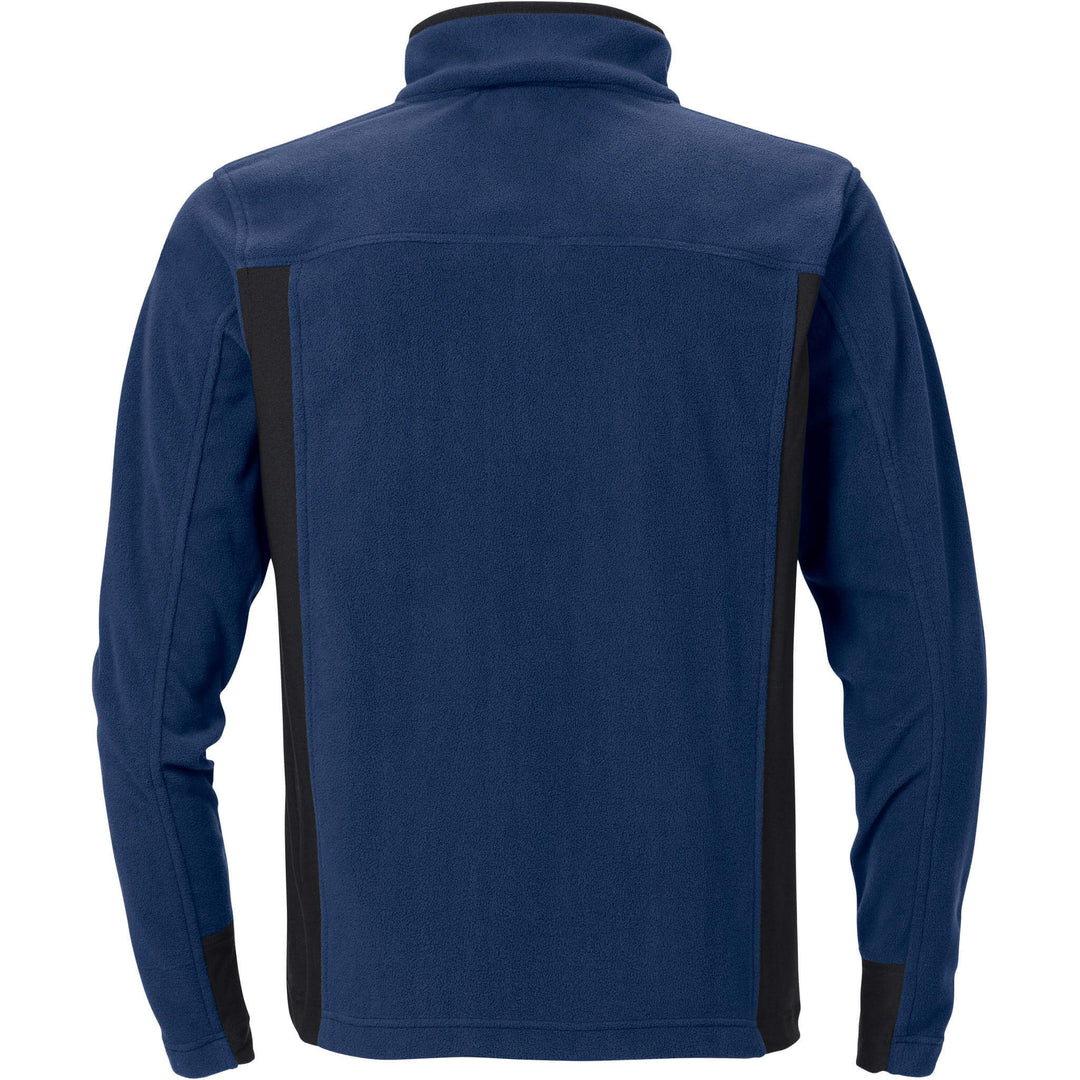 Fristads Micro Fleece Jacket - 4003 MFL Navy/Black Back1#colour_navy-black