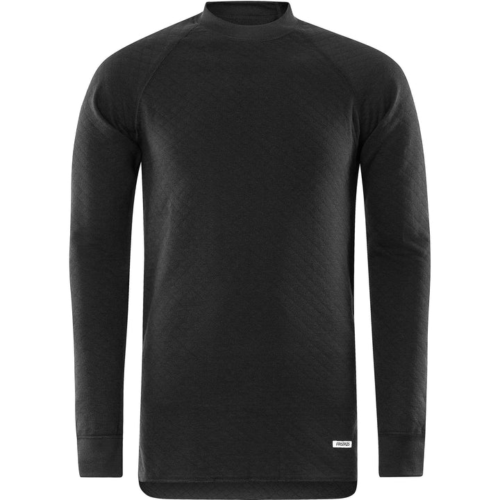 Fristads Moisture-Wicking Base Layer Top - 743 PC Black Front1#colour_black