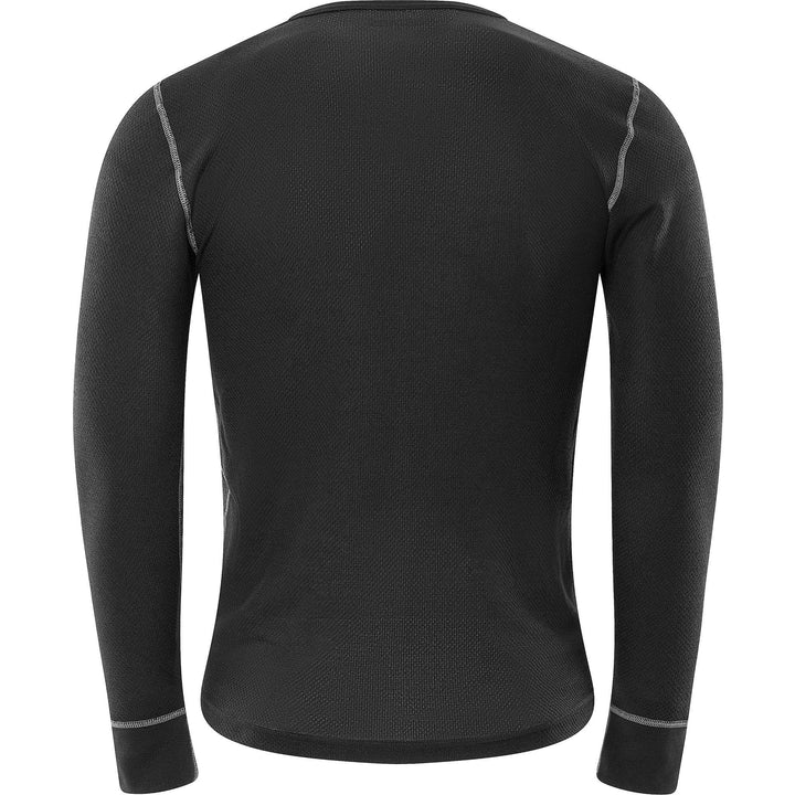 Fristads Moisture-Wicking Lightweight Base Layer Top - 787 OF Black Back1#colour_black