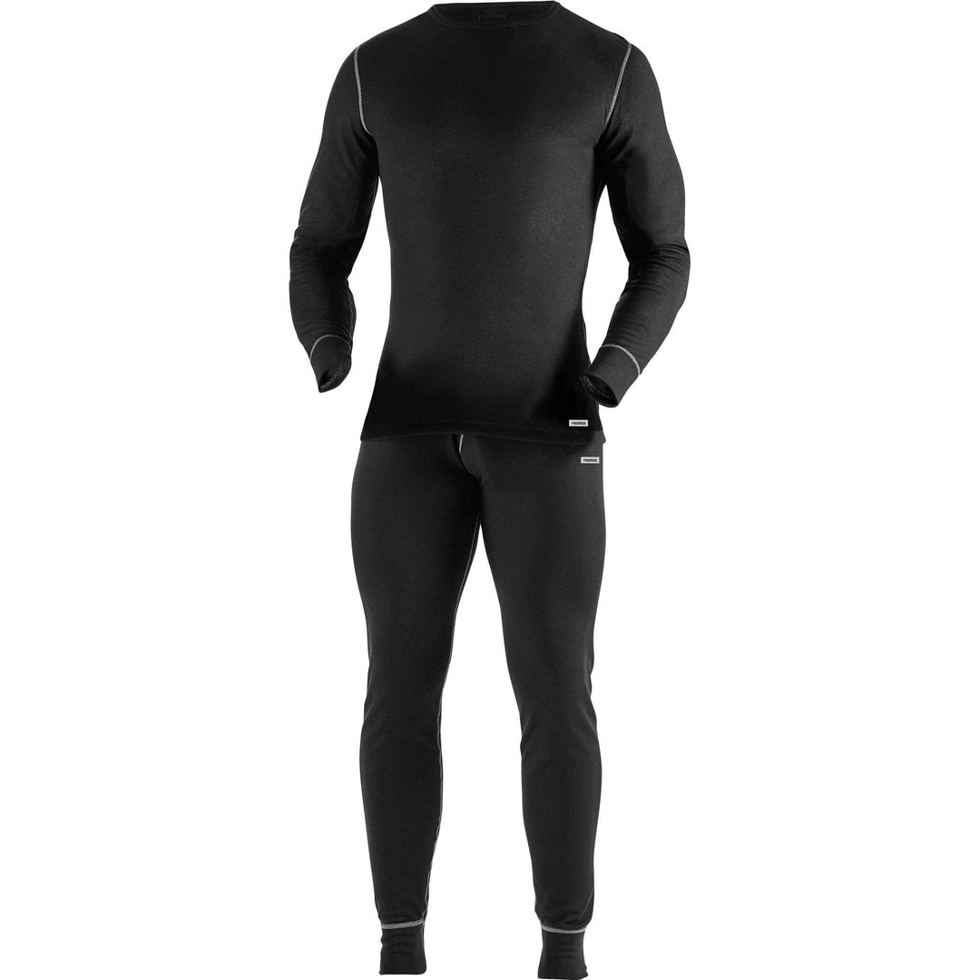 Fristads Moisture-Wicking Lightweight Base Layer Top - 787 OF Black Front2#colour_black