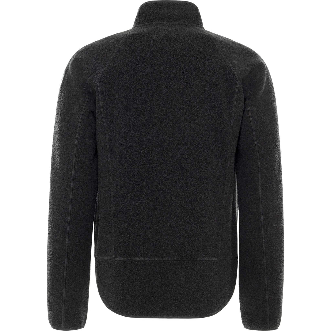 Fristads Outdoor Argon Micro Soft Pile Fleece Jacket Black Back1#colour_black