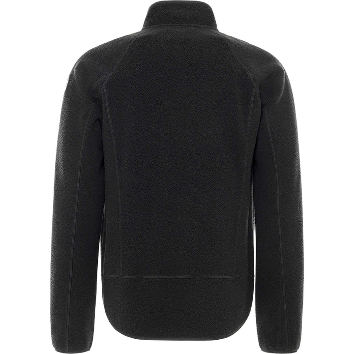 Fristads Outdoor Argon Micro Soft Pile Fleece Jacket Black Back1#colour_black
