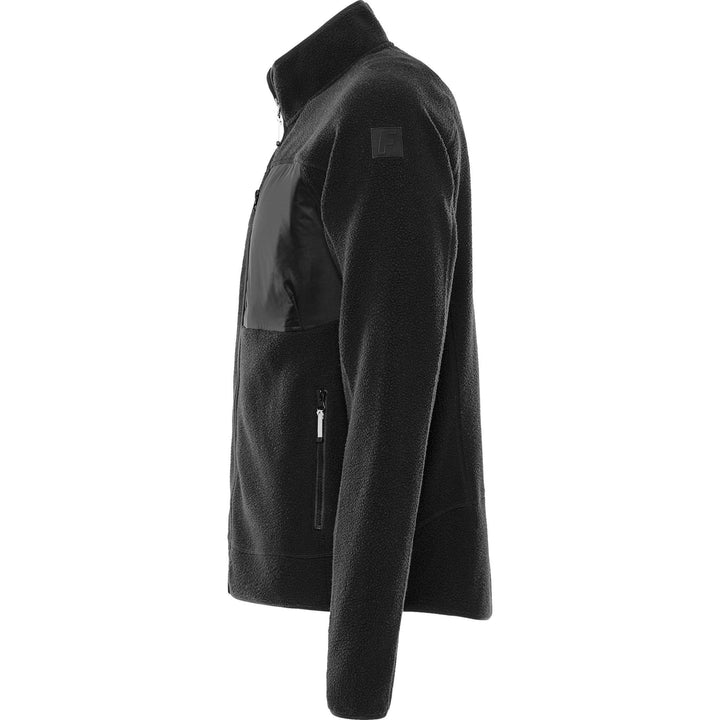 Fristads Outdoor Argon Micro Soft Pile Fleece Jacket Black Back2#colour_black