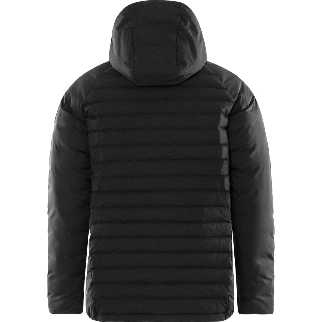 Fristads Outdoor Atmos Primaloft Lightweight Hooded Puffer Jacket Black Back1#colour_black