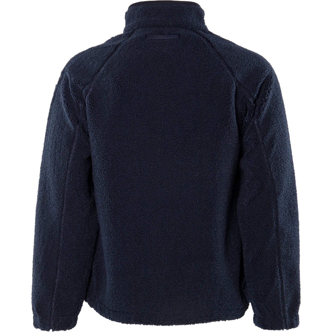 Fristads Outdoor Copper Soft and Warm Pile Fleece Jacket Dark Navy Back1#colour_dark-navy