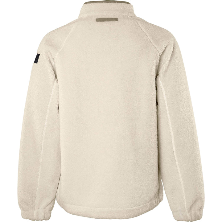 Fristads Outdoor Copper Soft and Warm Pile Fleece Jacket Off White Back1#colour_off-white