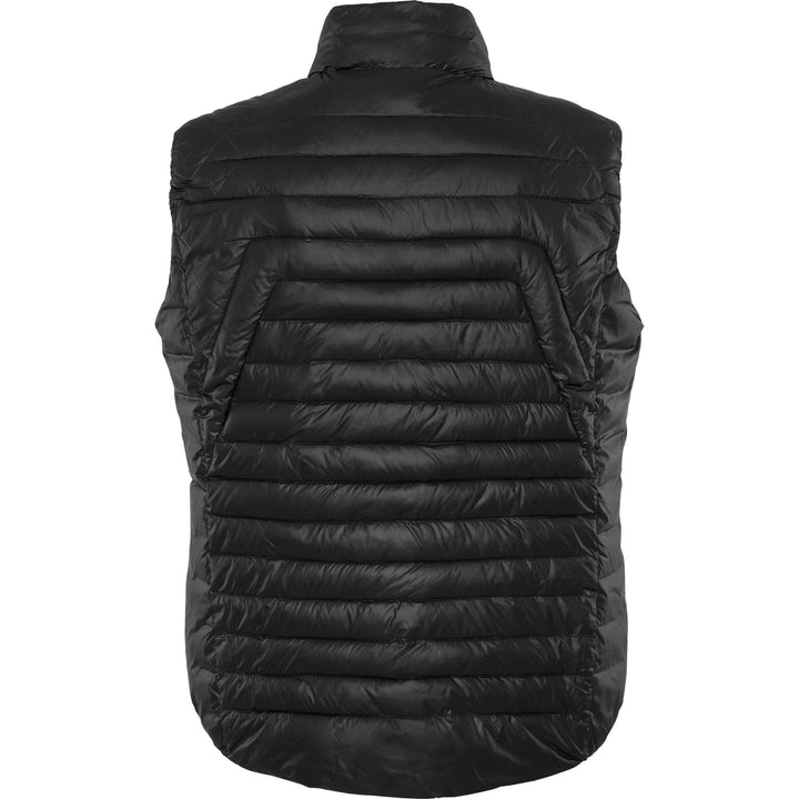 Fristads Outdoor Oxygen Primaloft Quilted Bodywarmer Waistcoat Black Back1#colour_black