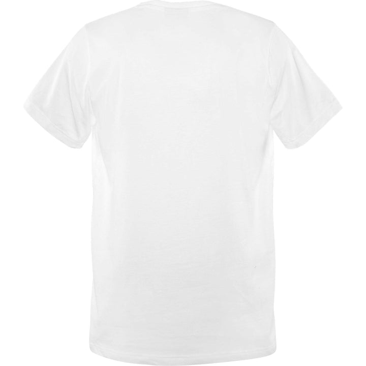 Fristads Outdoor Sodium Cotton Unisex T-Shirt White Back1#colour_white