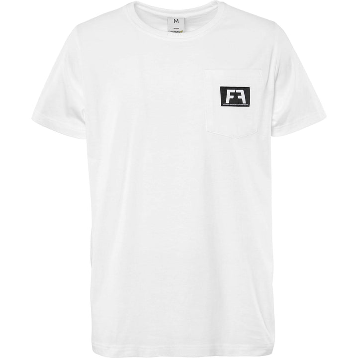 Fristads Outdoor Sodium Cotton Unisex T-Shirt White Front1#colour_white