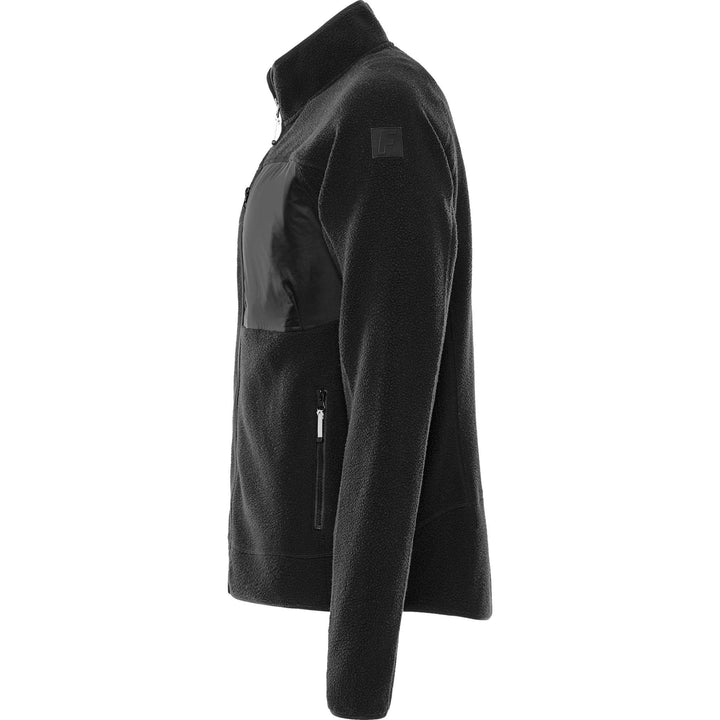Fristads Outdoor Womens Argon Soft Micro Pile Fleece Jacket Black Back2#colour_black