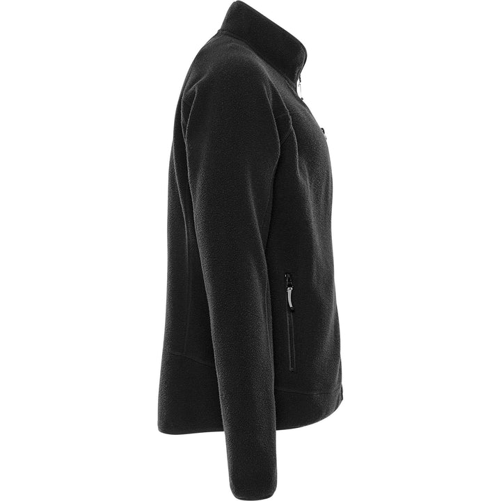 Fristads Outdoor Womens Argon Soft Micro Pile Fleece Jacket Black Back3#colour_black