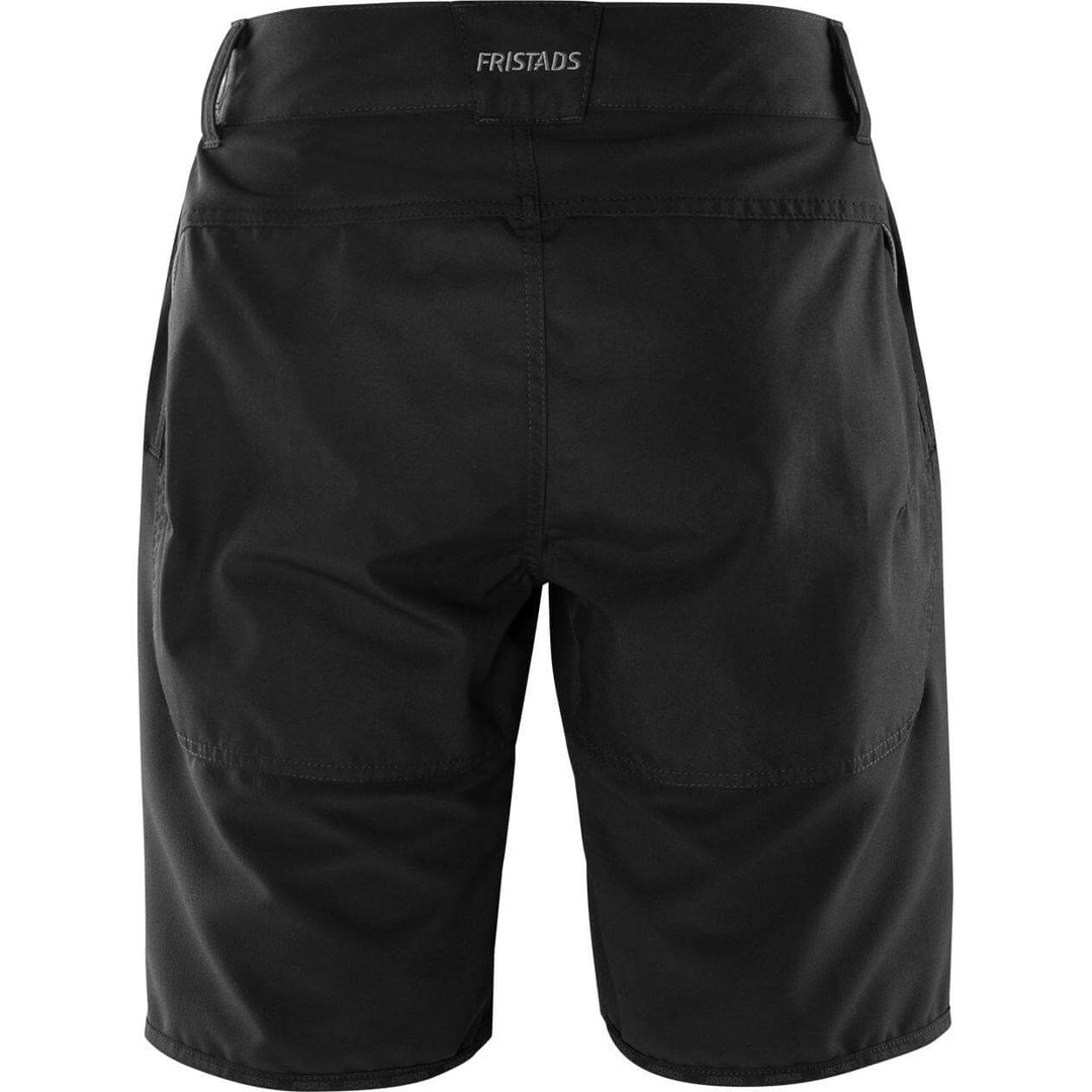 Fristads Outdoor Womens Carbon Semistretch Shorts Black Back1#colour_black
