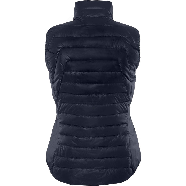 Fristads Outdoor Womens Oxygen Primaloft Quilted Bodywarmer Waistcoat Dark Navy Back1#colour_dark-navy