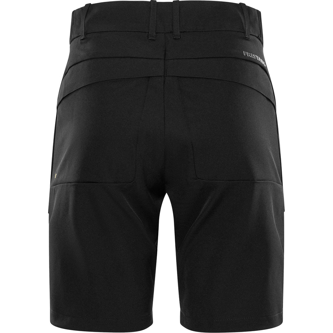 Fristads Outdoor Womens Zircon Lightweight 4-Way-Stretch Shorts Black Back1#colour_black