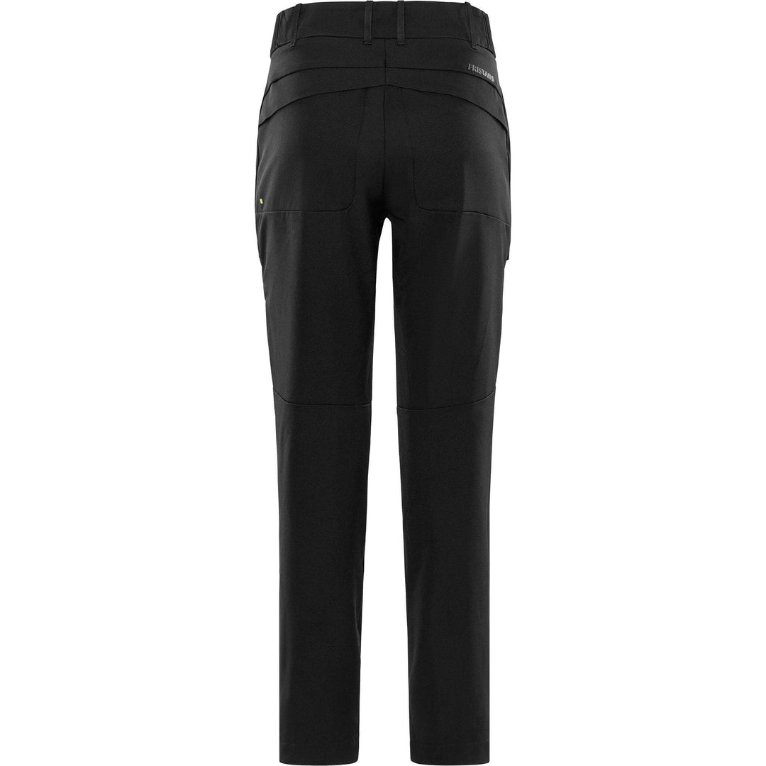 Fristads Outdoor Womens Zircon Lightweight 4-Way-Stretch Trousers Black Back1#colour_black