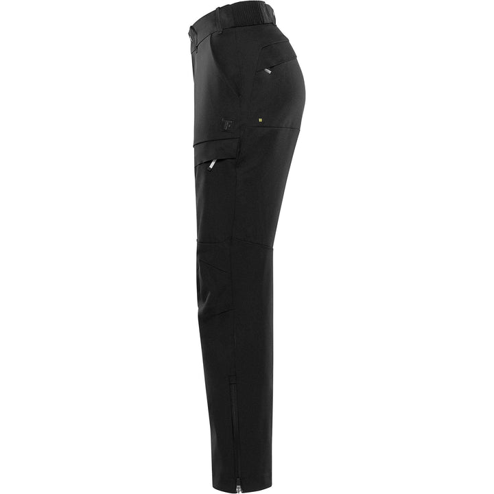 Fristads Outdoor Womens Zircon Lightweight 4-Way-Stretch Trousers Black Back2#colour_black