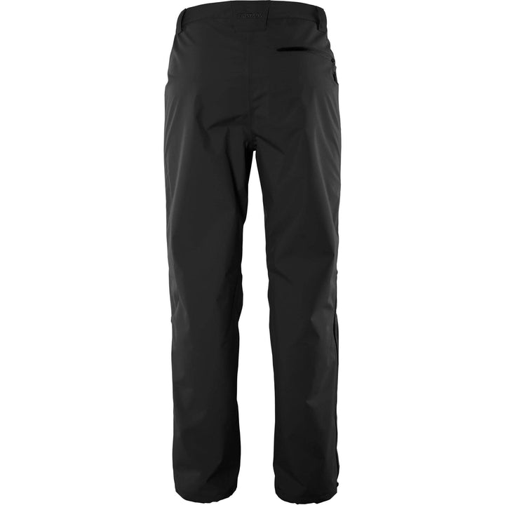 Fristads Outdoor Zinc Unisex Waterproof Breathable Lightweight Shell Trousers Black Back1#colour_black