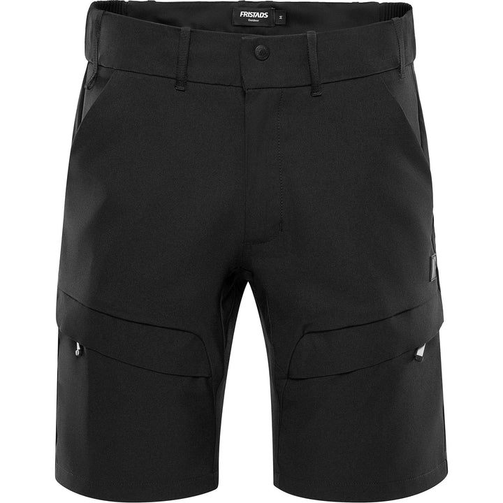 Fristads Outdoor Zircon 4-Way-Stretch Shorts Black Front1#colour_black