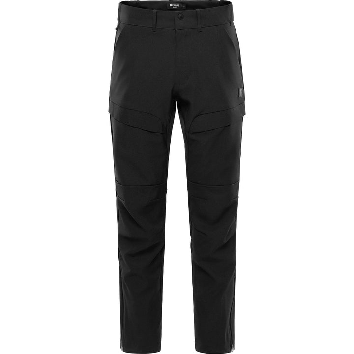 Fristads Outdoor Zircon 4-Way-Stretch Trousers Black Front1#colour_black