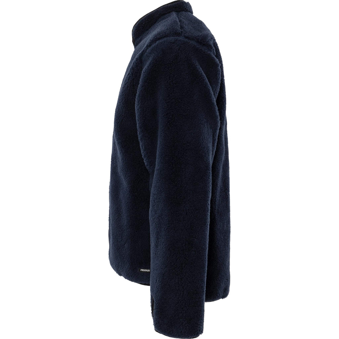 Fristads Pile Fleece Jacket - 762 P Navy Back2#colour_navy