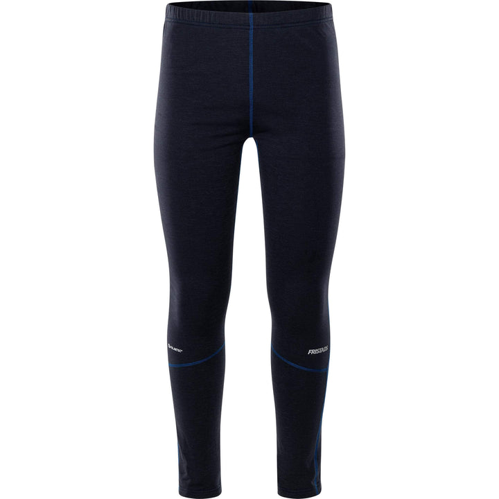 Fristads Polartec Moisture Wicking Base Layer Long Johns - 2078 PT Black Front1#colour_black