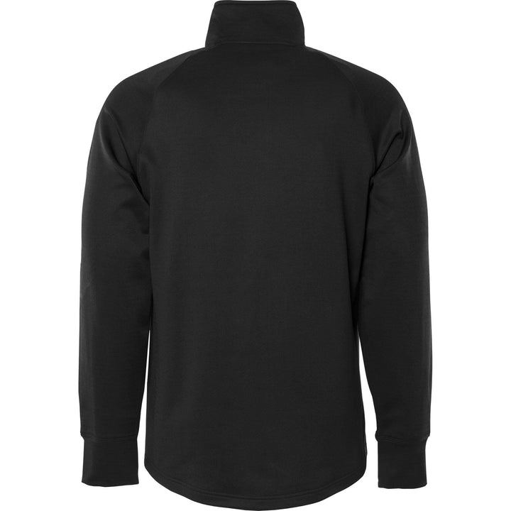 Fristads Polartec Stretch Quick-Dry Fleece Jacket - 4870 GPY Black Back1#colour_black