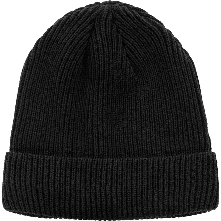 Fristads Rib-Knitted Beanie - 9134 AM Black Front1#colour_black