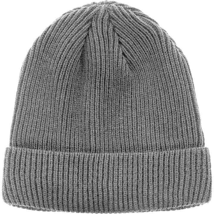 Fristads Rib-Knitted Beanie - 9134 AM Light Grey Front1#colour_light-grey