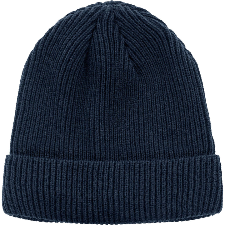 Fristads Rib-Knitted Beanie - 9134 AM Navy Front1#colour_navy