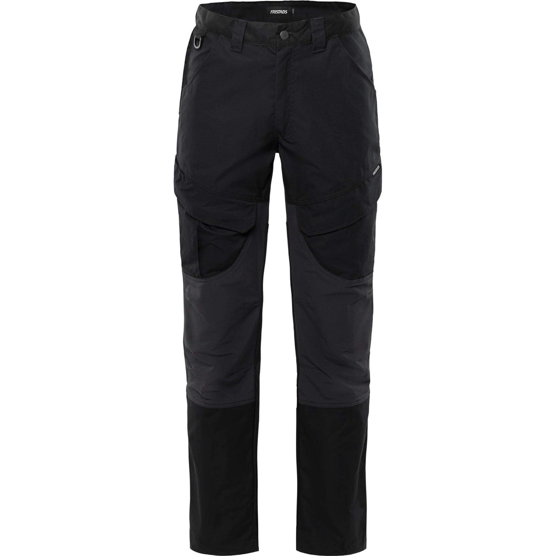 Fristads Service 4-Way-Stretch Panel Trousers - 2526 PLW Black Front1#colour_black