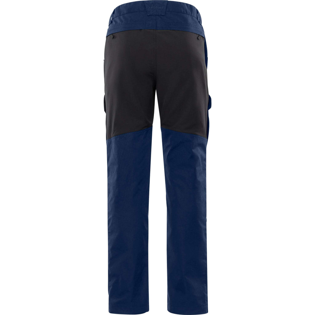 Fristads Service 4-Way-Stretch Panel Trousers - 2526 PLW Navy/Black Back1#colour_navy-black