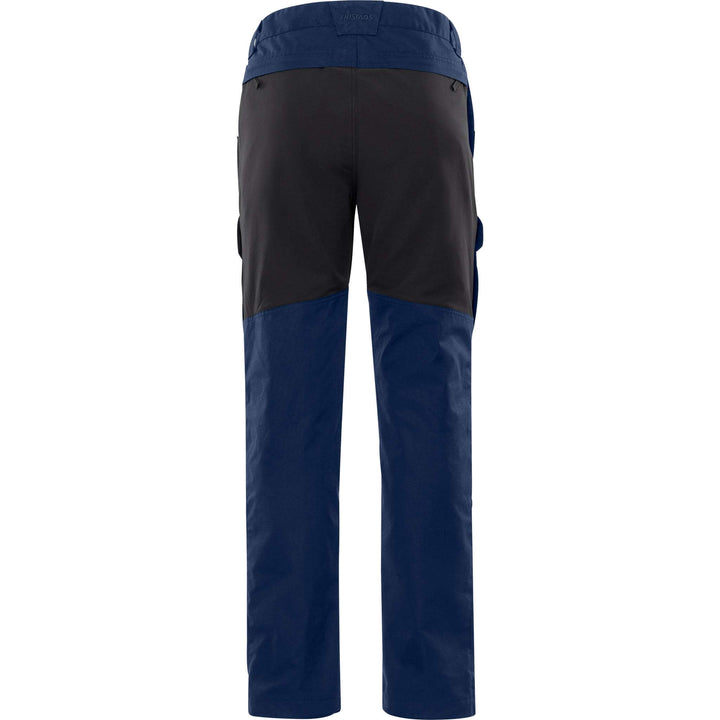 Fristads Service 4-Way-Stretch Panel Trousers - 2526 PLW Navy/Black Back1#colour_navy-black