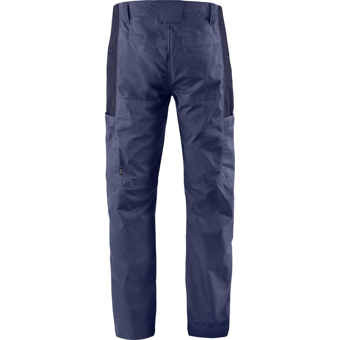 Fristads Service Lightweight Ripstop 4-Way-Stretch Panel Trousers - 2540 LWR Navy/Blue Back1#colour_navy-blue