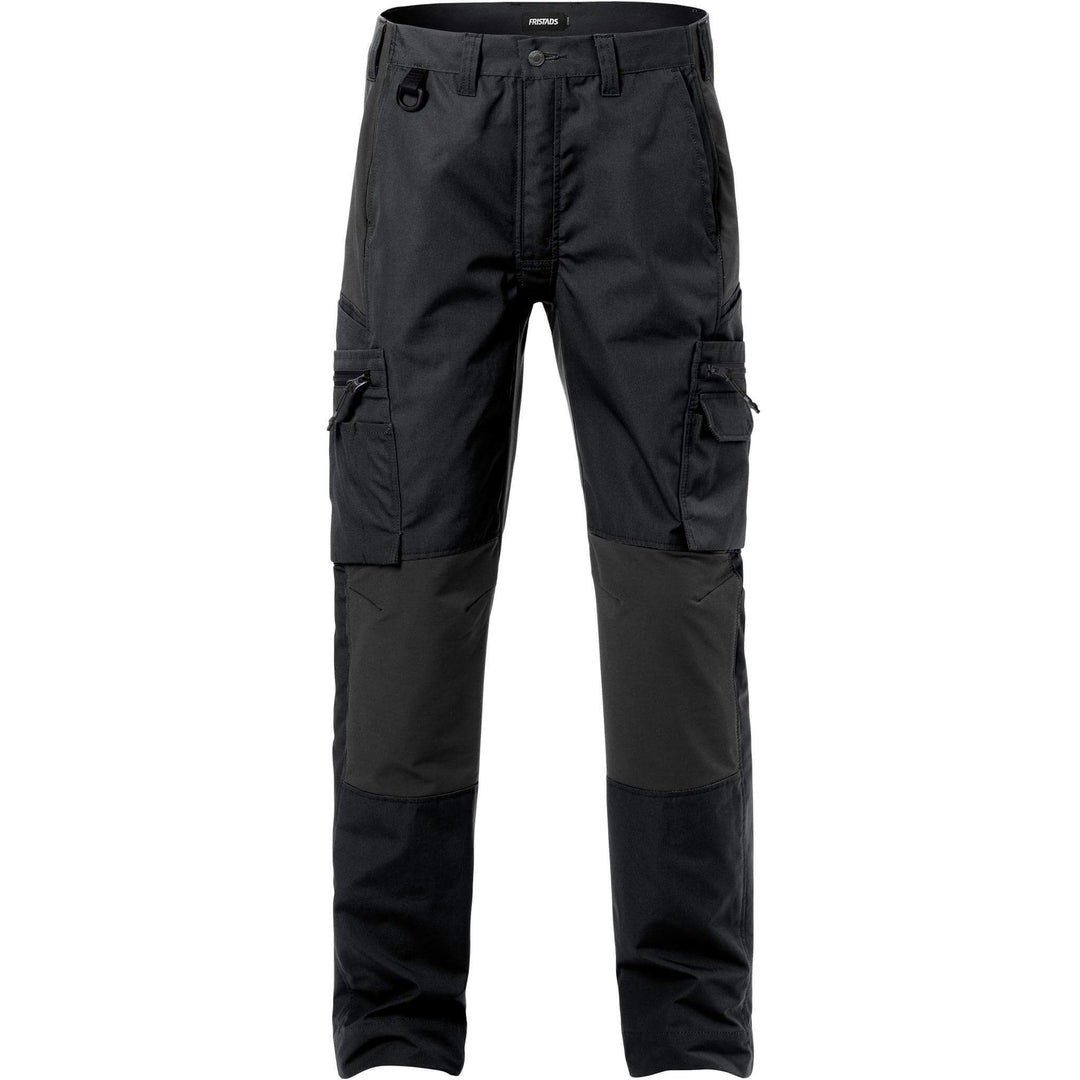 Fristads Service Lightweight Stretch Trousers - 2700 PLW Black Front1#colour_black