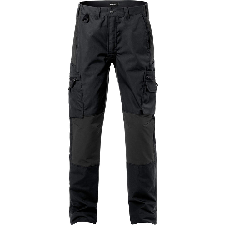 Fristads Service Lightweight Stretch Trousers - 2700 PLW Black Front1#colour_black