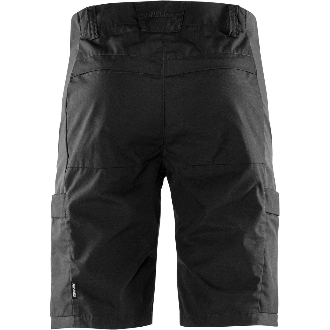 Fristads Service Ripstop 4-Way-Stretch Panel Shorts - 2543 LWR Black Back1#colour_black