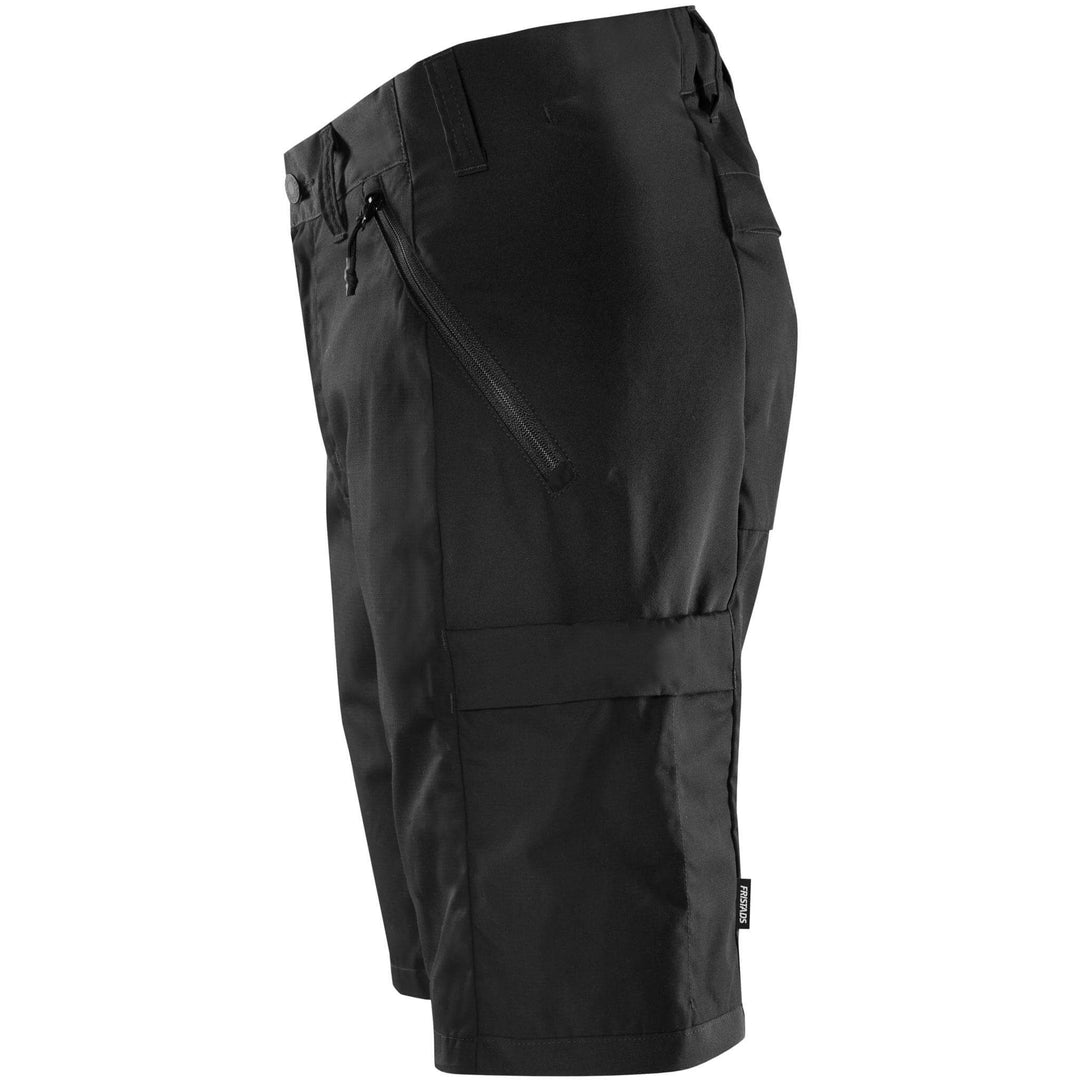 Fristads Service Ripstop 4-Way-Stretch Panel Shorts - 2543 LWR Black Detail1#colour_black