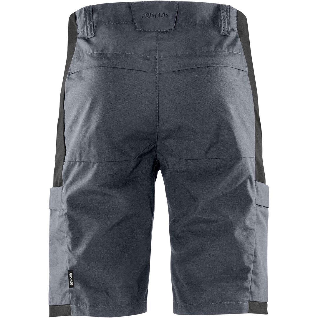Fristads Service Ripstop 4-Way-Stretch Panel Shorts - 2543 LWR Grey/Black Back1#colour_grey-black